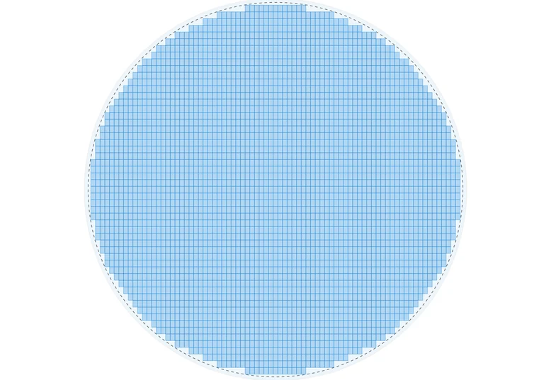 300 mm wafer map